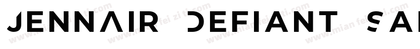 JennAir Defiant Sans字体转换
